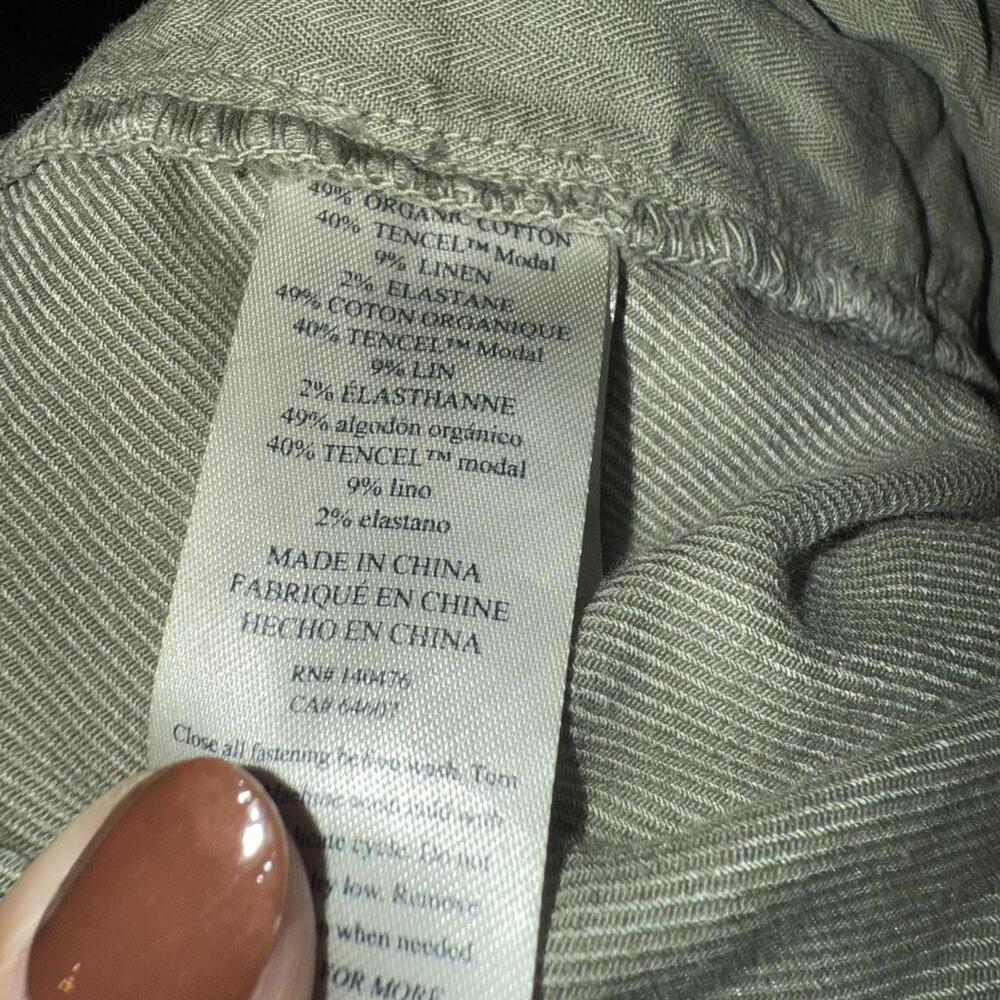 Faherty Cotton Linen Blend Drawstring Pants - image 4